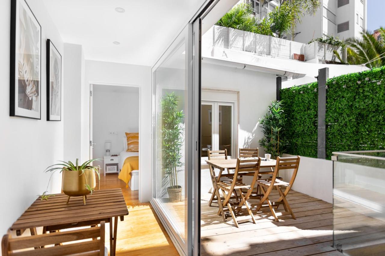 Joivy Principe Real 2br With Terrace Nearby Botanical Garden Of Appartement Lissabon